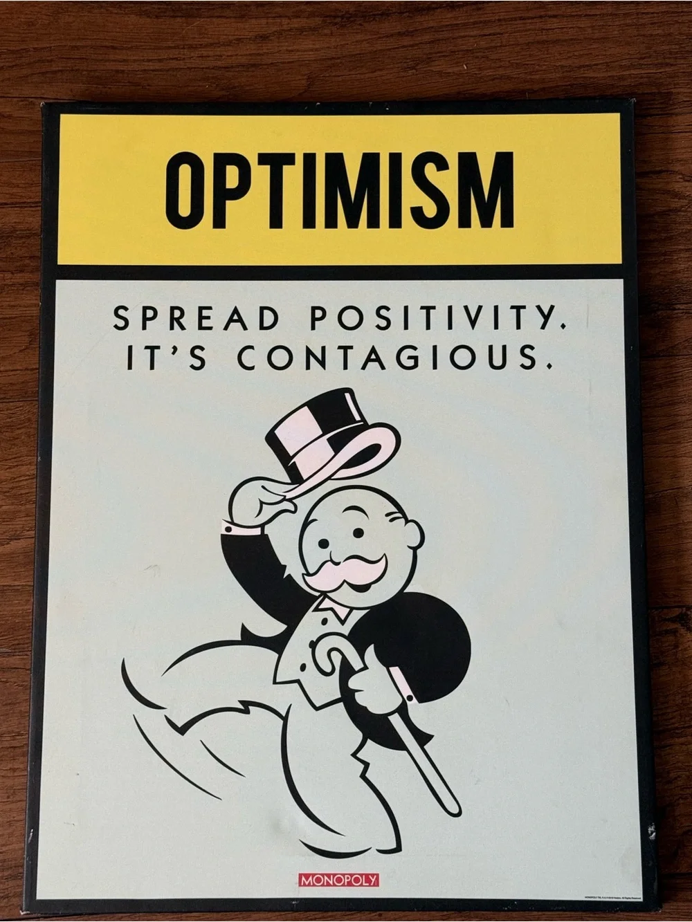IKONICK Monopoly Board Game - Optimism - Official IKONICK Art Canvas 18x24